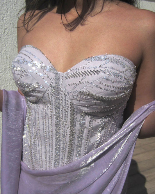 Lilac corset